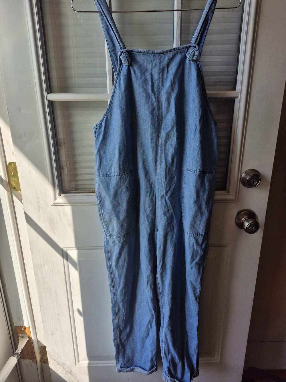 Light Blue Girl’s Denim Overalls